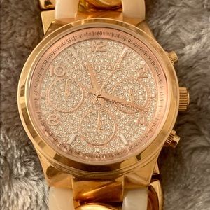 Michael Kors twisted knot bracelet watch